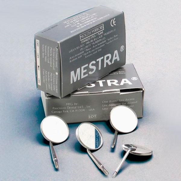 instrumental dental espejos MESTRA, 070552 espejo plano rosca conica nº5 12u.