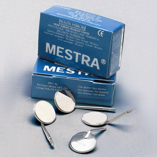 instrumental dental espejos MESTRA, 070561 espejos de rodio rosca conica nº5 12u.