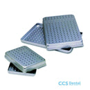 070445 Bandeja Perforado Inst. Plata 290X190mm.