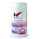 desinfección MEDICALINE, toallitas desinfect. bote 100uds.