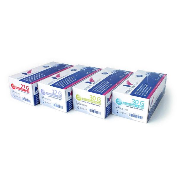 material dental desechable agujas MEDICALINE, agujas medicaline  100uds.