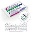 brackets para ortodoncia MEDICALINE, bracket ml cerámico r/metal roth .018