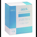 material dental desechable algodón OMNIA, gasas esteriles 20x20cm. 20x5u.