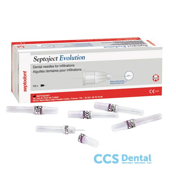 Agujas Septoject Evolution 27G 16 0.4X16mm 100Uds.