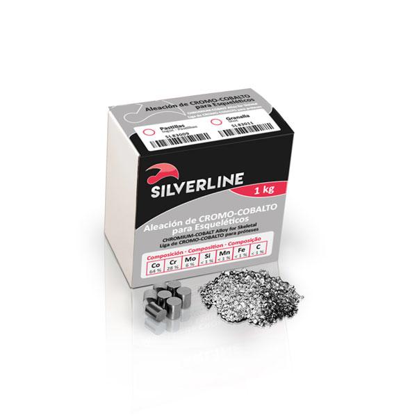 metáles SILVER LINE, sl/ccei cr.-co esqueleticos pastillas 1kg. (nuevo)