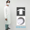 Bata Impermeable Lavable Blanca 1U Calidad Sup