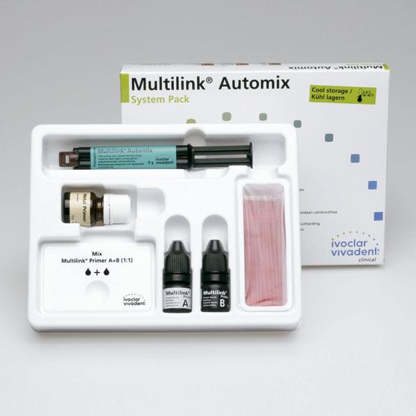 cementos para obturación VIVADENT, multilink automix easy m+ system pack transp