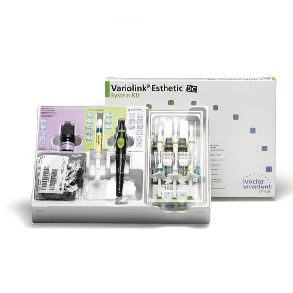 cementos para obturación VIVADENT, variolink esthetic dc starter kit p/ips e.max