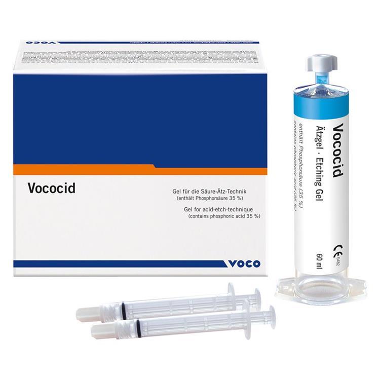 ácidos para obturación VOCO, vococid jeringa 60 ml.  1257
