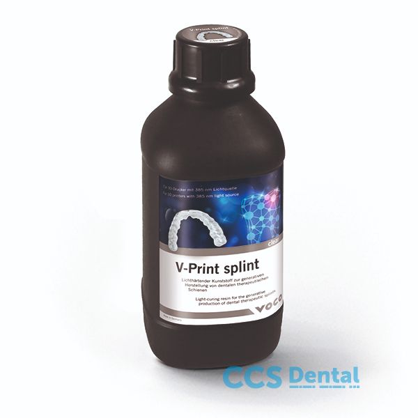 V-Print Splint Bottle 1000G. Clear   6044