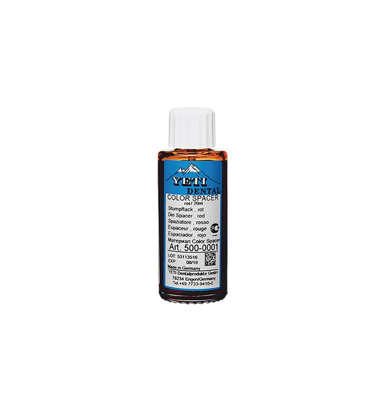 Aparatologia dental economica Color Spacer Rojo 1X18Ml YETI DENTAL