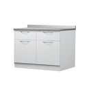 Aparatologia dental economica Conjunto Mobiliario Auxiliar Metalico Zilfor, Sobre Acero Inox ZILFOR