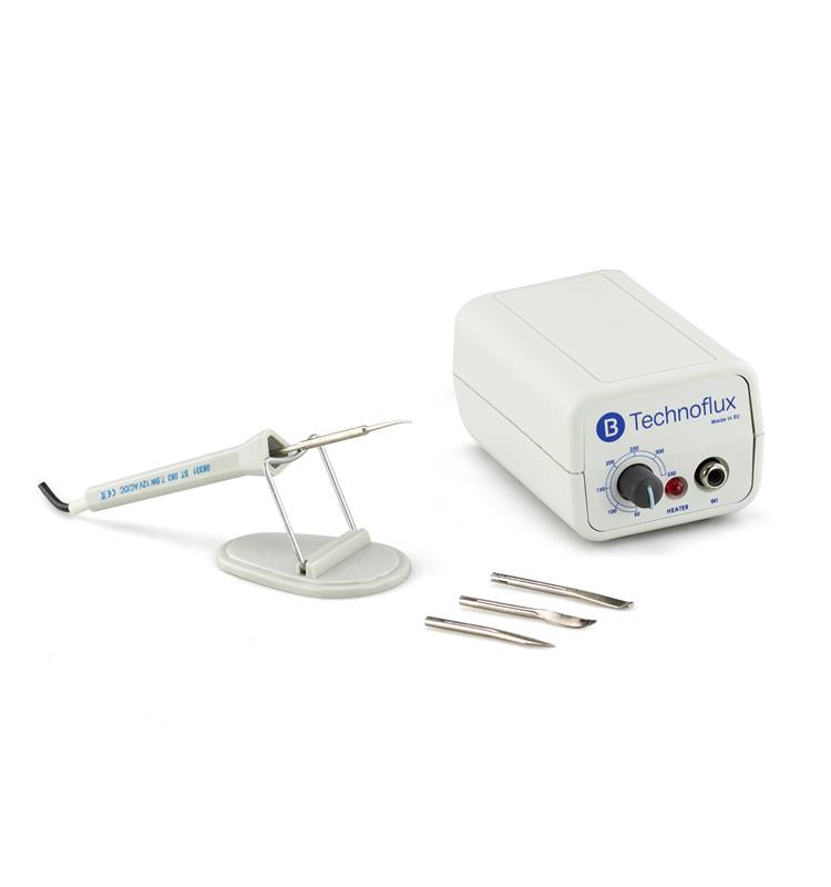 Aparatologia dental economica Soldador De Ceras/Espatula Electrica con 4 Puntas Technoflux TECHNOFLUX