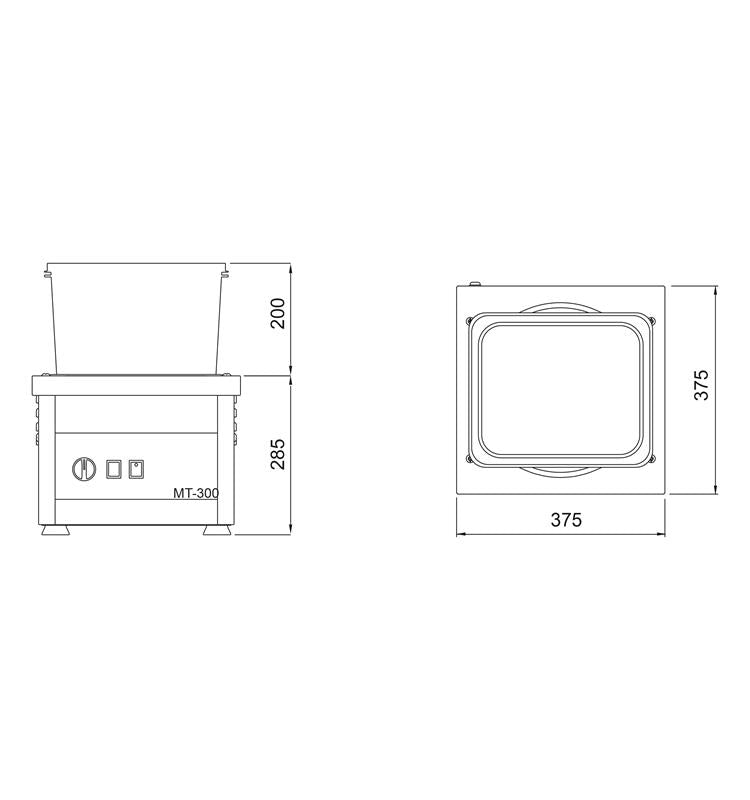 Aparatologia dental economica Pulidora Magnetica Estmon Mt-300 (0.5Cv) con Extractor ESTMON