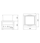 Aparatologia dental economica Pulidora Mag.Estmon Mt-400-A C/Regulador Y Extractor ESTMON