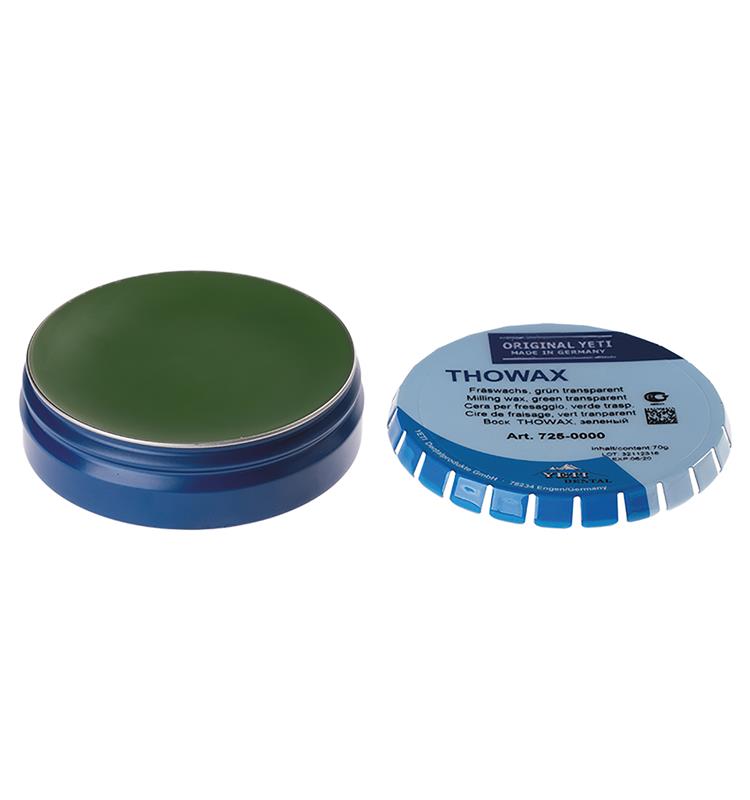 Aparatologia dental economica Thowax Cera Para Fresado Verde, 70G YETI DENTAL