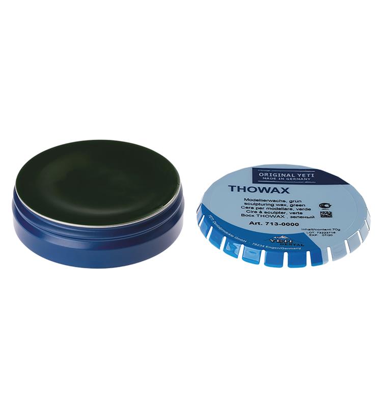 Aparatologia dental economica Thowax Cera Para Modelar Verde,  70G YETI DENTAL